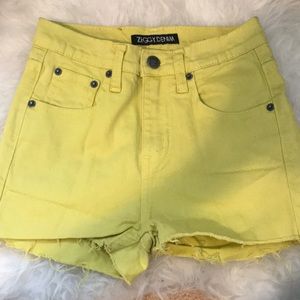 High-waisted Denim Shorts